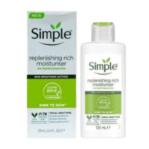 Simple replenishing rich moisturiser 125ml