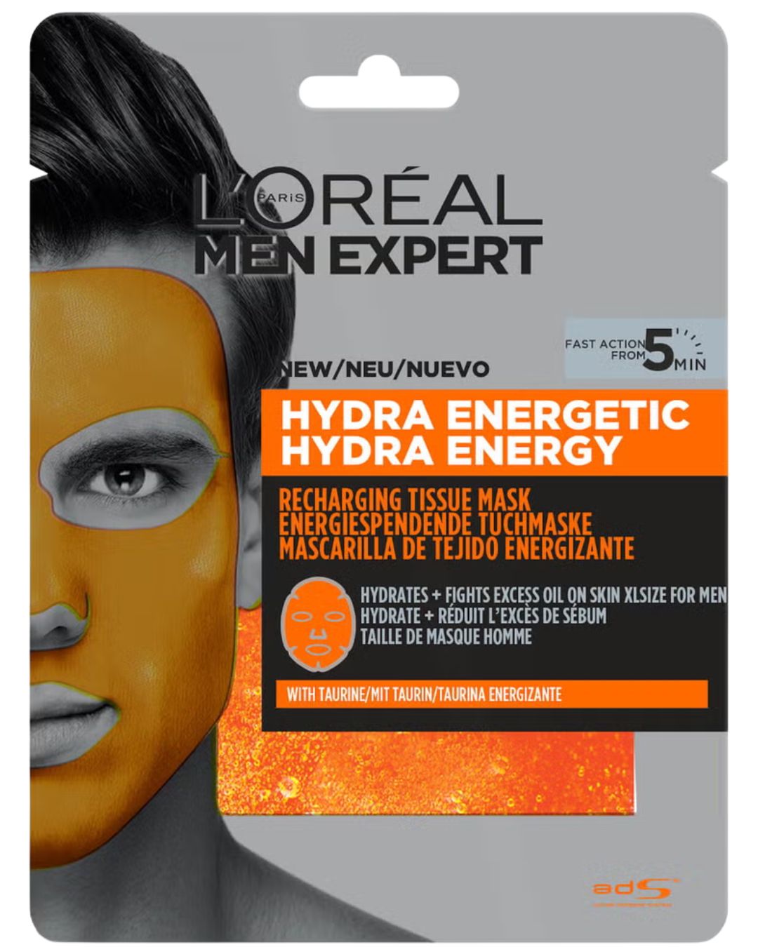 L’Oréal Paris Men Expert Hydra Energetic Tissue Mask – 30 g