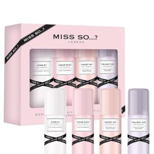 Miss So…? Mini Galore Women’s Body Fragrance Gift Set – 4 × 50 ml
