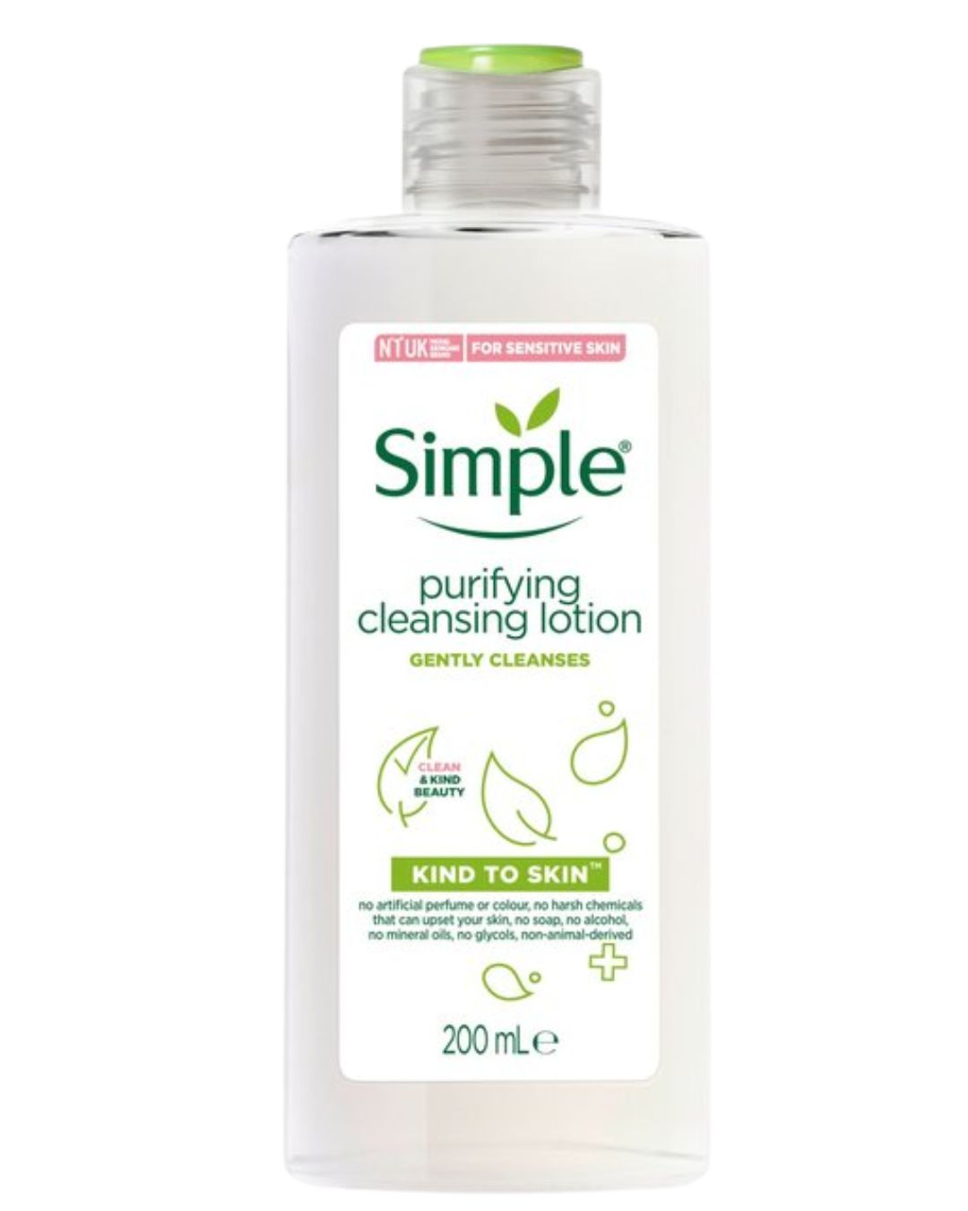 Simple Kind to Skin Purifying Cleansing Lotion – 200 ml
