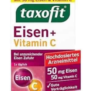 Taxofit® Iron + Vitamin C Capsules – Pack of 40