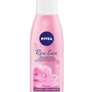 NIVEA MicellAIR 2-in-1 Rose Water Cleanser & Toner – 200 ml