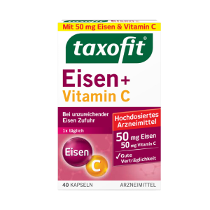 Taxofit Eisen+Vitamin C Kapseln 40 St
