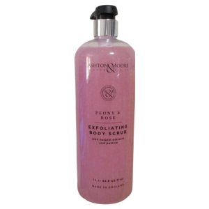 Ashton Moore Peony & Rose Exfoliating Body Scrub 1L