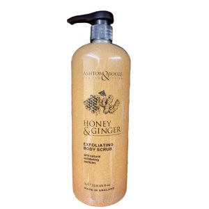 Ashton & Moore Honey & Ginger With Natural Exfoliating Body Scrub 1L