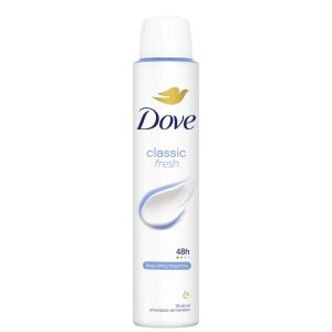 Dove Classic Fresh Women’s Antiperspirant Deodorant Body Spray for 48 hour