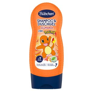 Bübchen Kinder Shampoo & Duschgel 2in1 Pokémon Glumanda, 230 ml