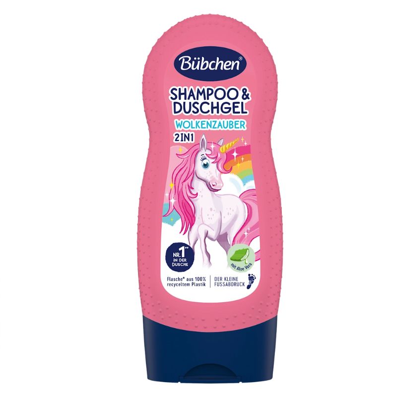 Bübchen Kinder Shampoo & Duschgel Wolkenzauber, 230 ml