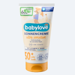 babylove Baby Sensitive Sunscreen SPF 50+, 100 ml